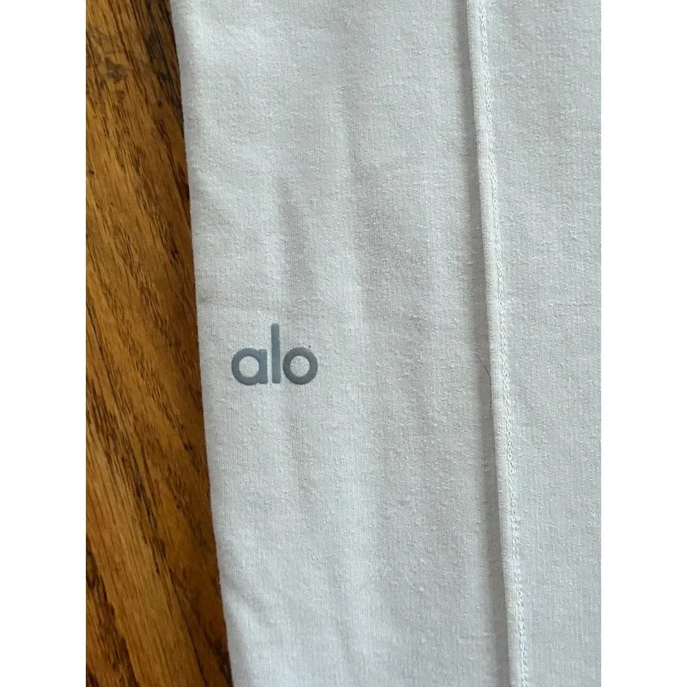 Alo Yoga Cream Gym Yoga Active Sports Sweatpants Trousers  Women's Size XS